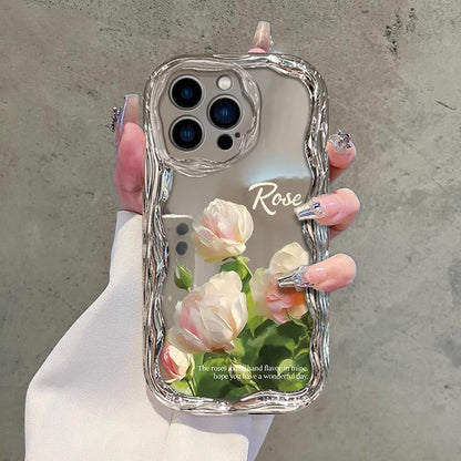 Rose Flower Design Is Suitable Phone Cases